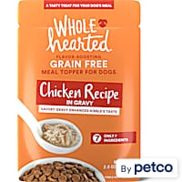 WholeHearted Chicken Recipe in Gravy Dog Meal Topper