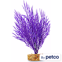 Imagitarium Purple Fern Plastic Aquarium Plant