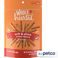 WholeHearted Grain Free Soft and Chewy Chicken Recipe Dog Stick Treats