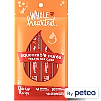 WholeHearted Chicken Recipe Puree Squeezable Cat Treats
