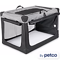EveryYay Going Places Stow & Go Portable Canvas Dog Crate