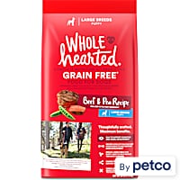 WholeHearted Large Breed Beef & Pea Recipe Dry Puppy Food