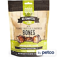 Good Lovin' No Rawhide Mini Peanut Butter Flavored Dog Bones
