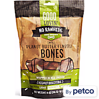 Good Lovin' No Rawhide Small Peanut Butter Flavored Dog Bones