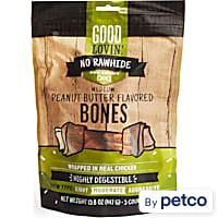 Good Lovin' No Rawhide Medium Peanut Butter Flavored Dog Bones