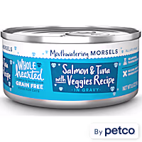 WholeHearted All Life Stages Grain-Free Salmon with Veggies Recipe Morsels in Gravy Wet Cat Food