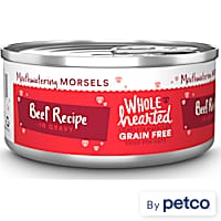 WholeHearted All Life Stages Grain-Free Beef Recipe Morsels in Gravy Wet Cat Food