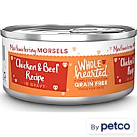 WholeHearted All Life Stages Grain Free Chicken & Beef Recipe Morsels in Gravy Wet Cat Food