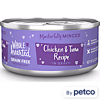 WholeHearted All Life Stages Grain-Free Chicken & Tuna Recipe Minced in Gravy Wet Cat Food