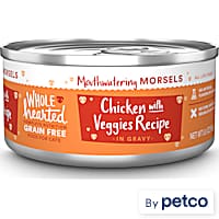WholeHearted All Life Stages Grain-Free Chicken with Veggies Recipe Morsels in Gravy Wet Cat Food
