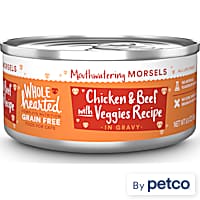 WholeHearted All Life Stages Grain-Free Chicken & Beef with Veggies Recipe Morsels in Gravy Wet Cat Food