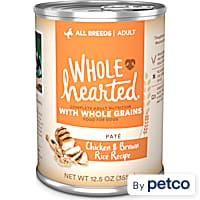 WholeHearted Chicken & Brown Rice Recipe Pate with Whole Grains Wet Dog Food
