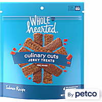 WholeHearted Culinary Cuts Salmon Recipe Jerky Dog Treats