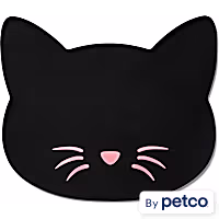 EveryYay Table Manners Cat Head Silicone Placemat for Pets