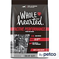 Wholehearted Active Performance High-Protein Beef & Rice Recipe Dry Dog Food