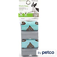 So Phresh Blue & Grey Poop Face Unscented Dog Waste Bags