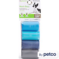 So Phresh Blue & Grey Unscented Dog Waste Bags