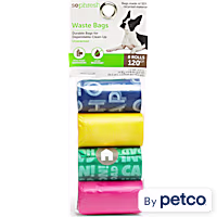 So Phresh Multicolor Printed Unscented Dog Waste Bags