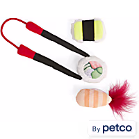 Leaps & Bounds Sushi Bento Box Cat Toy Set