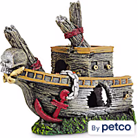 Imagitarium Shipwreck Front Aquarium Decor