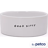 EveryYay Dining In Good Kitty Ceramic Cat Bowl