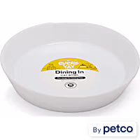 EveryYay Dining In Ceramic Cat Saucer with Fish Print