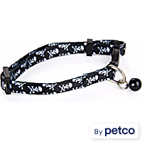 YOULY Skull Print Cat & Large Cat Collar