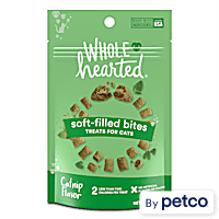 WholeHearted Chicken and Catnip Flavor Soft-Filled Bites Cat Treats