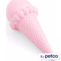 Leaps & Bounds Rubber Ice Cream Cone Dog Toy