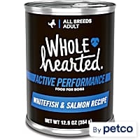 WholeHearted Active Performance White Fish & Salmon Recipe Wet Dog Food With Whole Grains