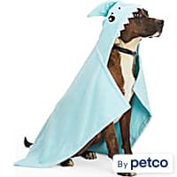 Well & Good Chracter Robe Shark Dog Towel