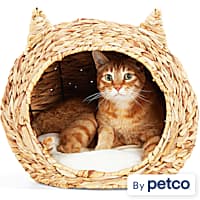 EveryYay Straw Cat Head Bed
