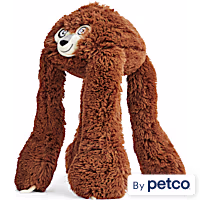 Leaps & Bounds Brown Long-limb Sloth Dog Toy