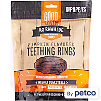 Good Lovin' Rawhide-Free Pumpkin Puppy Ring Dog Treats