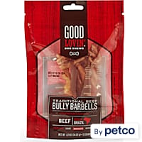 Good Lovin' Traditional Beef Mini Bully Barbell Dog Chew