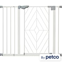 EveryYay Modern White Dog Gate