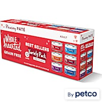 WholeHearted Grain Free Best Sellers Wet Cat Food Pate Variety Pack