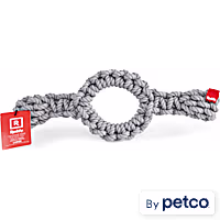Reddy Grey Macro Ring Dog Toy