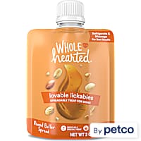WholeHearted Loveable Lickables Peanut Butter Dog Treats