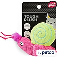 Leaps & Bounds Tough Plush Snail Cat Toy