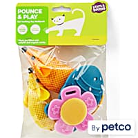 Leaps & Bounds Kitten Teething Toy Multipack