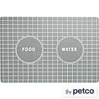 EveryYay Grey Grid Placemat for Dogs