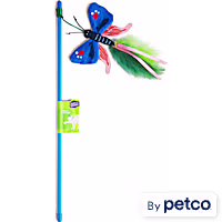 Leaps & Bounds Butterfly Cat Teaser Toy