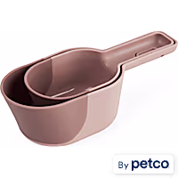 Reddy Pink 2-Piece Flexible Scoop Set for Dogs