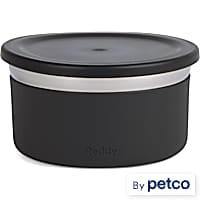 Reddy Black On-the-Go Dog Bowl Set
