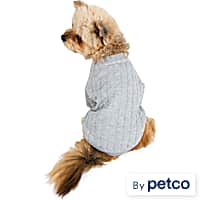 Reddy Quilted Crewneck Dog Sweater