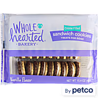 WholeHearted Tasty Snacks Duplex Creme Sandwich Cookies Dog Treats