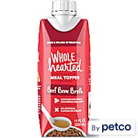 WholeHearted Beef Bone Broth Recipe Wet Dog Meal Topper