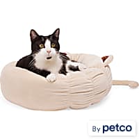 EveryYay Tan Cat Ear Round Bed