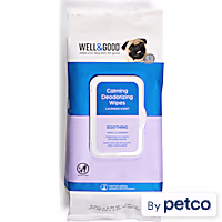 Well & Good Lavender Calming Deodorizing Dog Wipes